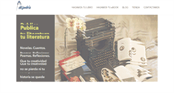 Desktop Screenshot of editorialalejandria.com
